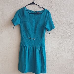 Make Offer White House Black Market Blue Scoop Neck Mini Sundress